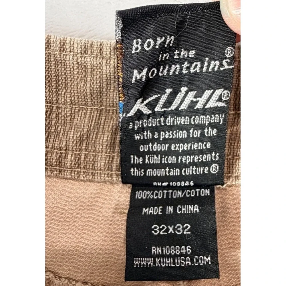 Kuhl Rydr Pants Men's 32x32 Brown Cotton Hiking Outdoors Work